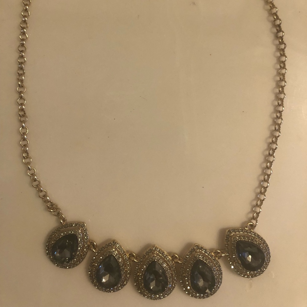 Natasha couture necklace gold toned